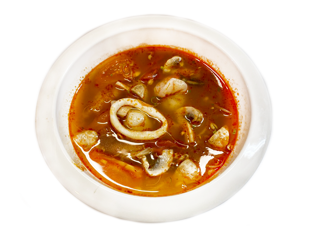 SPICY TOM YUM SEAFOOD SOUP